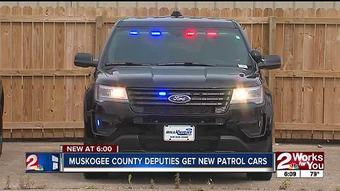 Muskogee County Sheriff unveils 14 new patrol cars