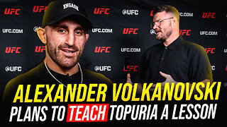 BISPING interviews VOLKANOVSKI: Plans to HUMBLE Ilia Topuria at UFC 298! (then fight at UFC 300)