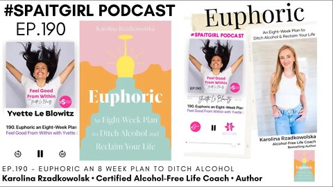 Euphoric w/Karolina Rzadkowolska #soberoctober #sober #anxietyrelief #mentalhealthawareness #book