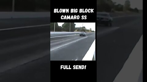 Blown Big Block 1968 Camaro SS Full Send! #shorts