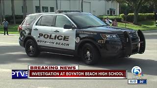 Boynton High lockdown