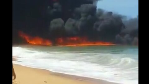 The Fire burn In Water. In Africa the fire was burn out from water