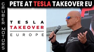 Pete Gruber Speech at Tesla Takeover Europe!
