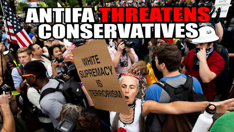 Antifa Leader THREATENS Conservatives!