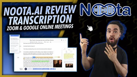Noota.ai Review & Guide 🎙 Online Meeting Zoom & Google Meet Transcriber | Josh Pocock