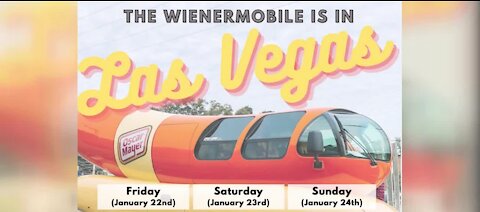Oscar Mayer Wienermobile in Las Vegas for weekend