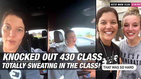 Guess Who Knocked Out 430 CrossFit Class! No Excuses | KETO Mom Vlog