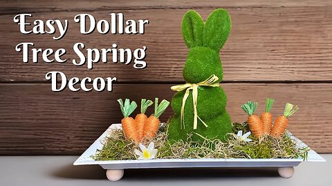 Easy Dollar Tree Spring Decor | DIY Spring Decor | Dollar Tree Home Decor | DIY Home Decor