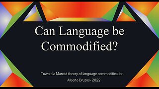 Can Language Be Commodified?
