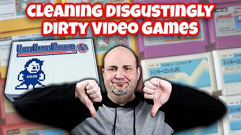 GROSS & FILTHY Games!! Video Games Monthly Unboxing
