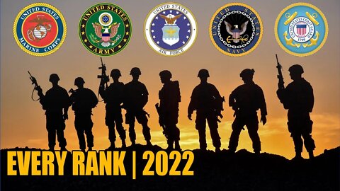 RANKS OF EVERY BRANCH OF THE MILITARY | EXPLAINED
