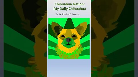 St Patrick Day Chihuahua #shorts