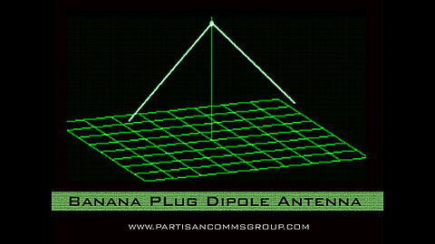 E44: Banana Plug Dipole Antenna