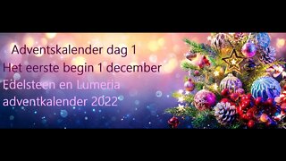 Adventkalenders dag 1 bijna december! Uitleg over het boekje en de presentjes.