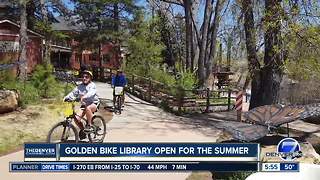 Golden bike library open for summer