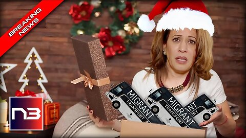 HAHA! Kamala Gets 3 Busloads of Christmas Gifts Delivered To Her Front Door From Gov. Abbott