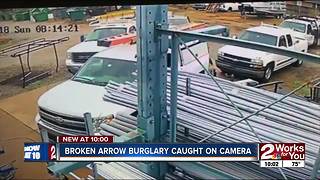 Broken Arrow burglary caught on camera