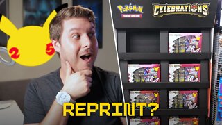 Celebrations REPRINT is Here!… and the boxes are *BROKEN!* 😵 (Pokemon Card Hunting)