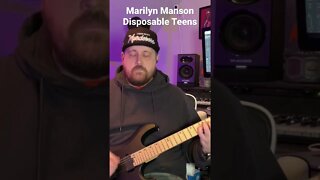 Marilyn Manson - Disposable Teens Guitar Cover (Part 2) - Harley Benton Dullahan