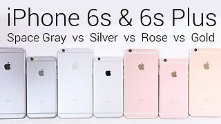 Apple iPhone 6s: Rose Gold vs Silver vs Gold vs Space Gray [Color Comparison]