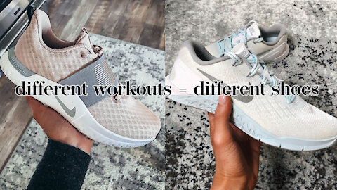 WHICH SHOES TO WEAR FOR EACH WORKOUT | leg day, running, hiit | Best Workout Shoes For Women