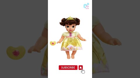 Disney Princess Baby Doll With Pacifier Belle and Moana!!Link in Description! #shorts #viral #toys