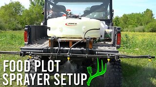 Food Plot Sprayer Setup - Polaris Ranger