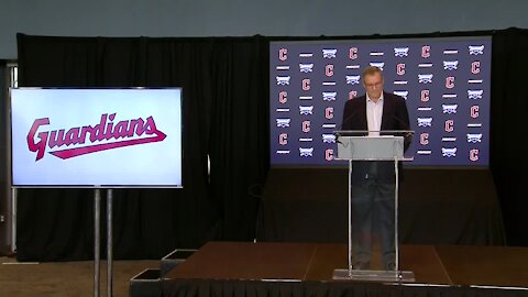 Officials speak after changing Cleveland's baseball team name to The Guardians.