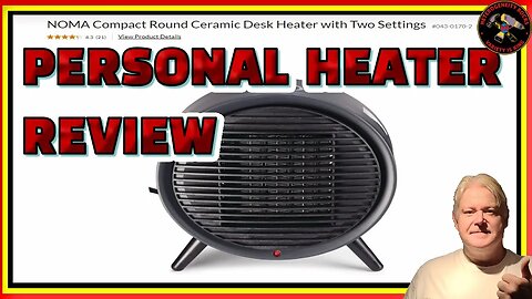 Personal heater review. For shop work bench etc #heater #ceramic