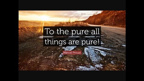 To the pure all things are pure (I am free to do what I want)