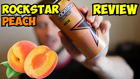Rockstar PUNCHED PEACH Energy Drink Review