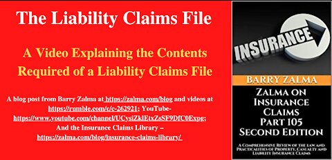The Liability Claims File
