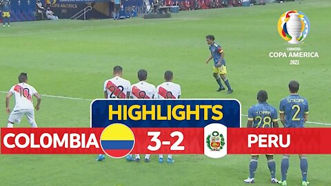 Colombia 3-2 Peru | Third-Place Match | Highlights | Copa America 2021 | 10th July, 2021