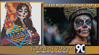 Día de Muertos Drawing Part 6 | Makini in the Morning | Episode 68