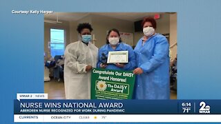 Aberdeen nurse wins Daisy Award for efforts during pandemic