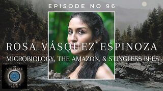 Universe Within Podcast Ep96 - Dr. Rosa Vásquez Espinoza - Microbiology, Amazon, & Stingless Bees