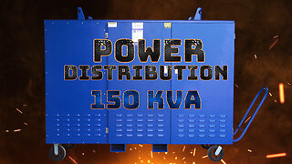 150 KVA Electrical Power Distribution Skid, 480V-240V/120 3 Phase