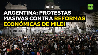 Se registran choques con la Policía en segundo día de protestas contra las reformas de Milei