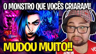 REAGINDO A Shiny | O Monstro Que Vocês Criaram (Jinx - Arcane) Prod. Try'xl