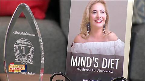 Adina Moldoveanu With Her Book “Mind’s Diet – The Recipe for Abundance”