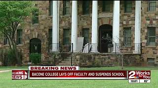 Bacone College lays off faculty, suspends school