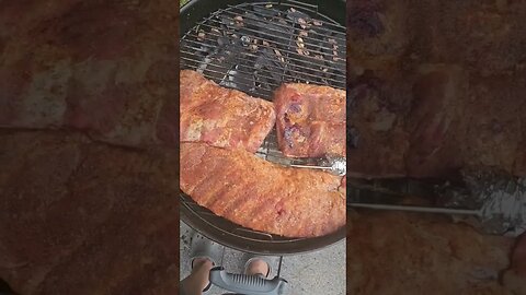 Halal Smoke Pork Ribs #outdoorcooking #bbq #halalfood