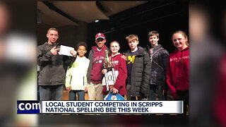 Metro Detroit student competing in Scripps National Spelling Bee