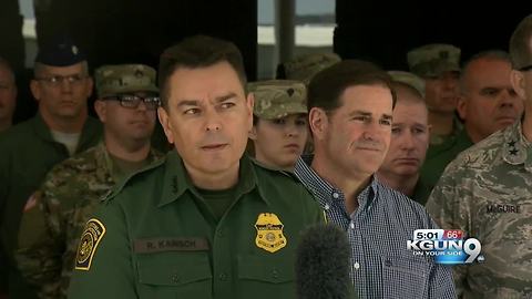 Governor visits National Guard on Border