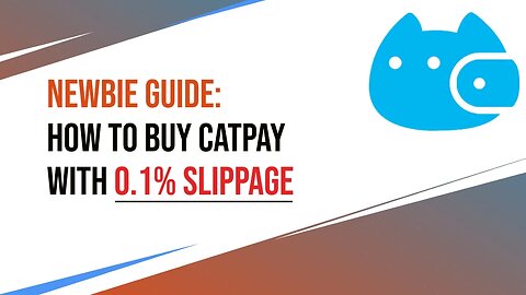 How To Buy CATPAY Token in PancakeSwap with 0.1% Slippage | Newbie Guide