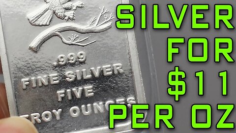 Silver On Sale For $11 An Ounce! edit: HACK SCAM