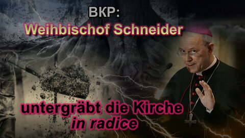 BKP: Weihbischof Schneider untergräbt die Kirche in radice