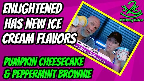 Review of Enlightened Seasonal Flavors | Pumpkin Cheesecake and Peppermint brownie