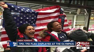 American flag at Olympics flown in Tulsa