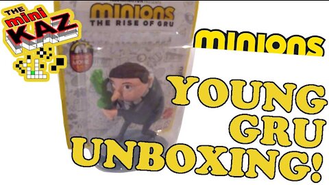 mini Kaz: Unboxing the Young Gru Figurine from the Minions movie